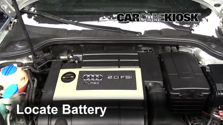 2007 Audi A3 2.0L 4 Cyl. Turbo Batería Encendido de puente
